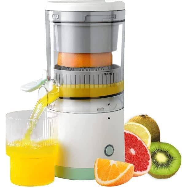 Cordless Electric Citrus Juicer – USB Rechargeable, 360° Rotation for Lemons & Oranges